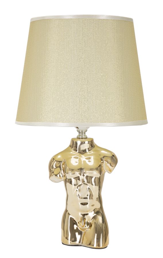 LAMPADA DA COMODINO GLAM MAN CM 25X42,5 stile GLAM - immagine 2