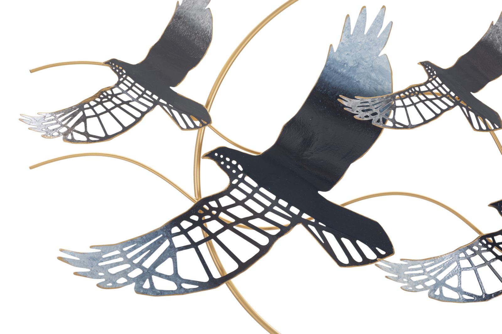 PANNELLO IN FERRO BIRD CM 91X7X50 stile GLAM - immagine 3