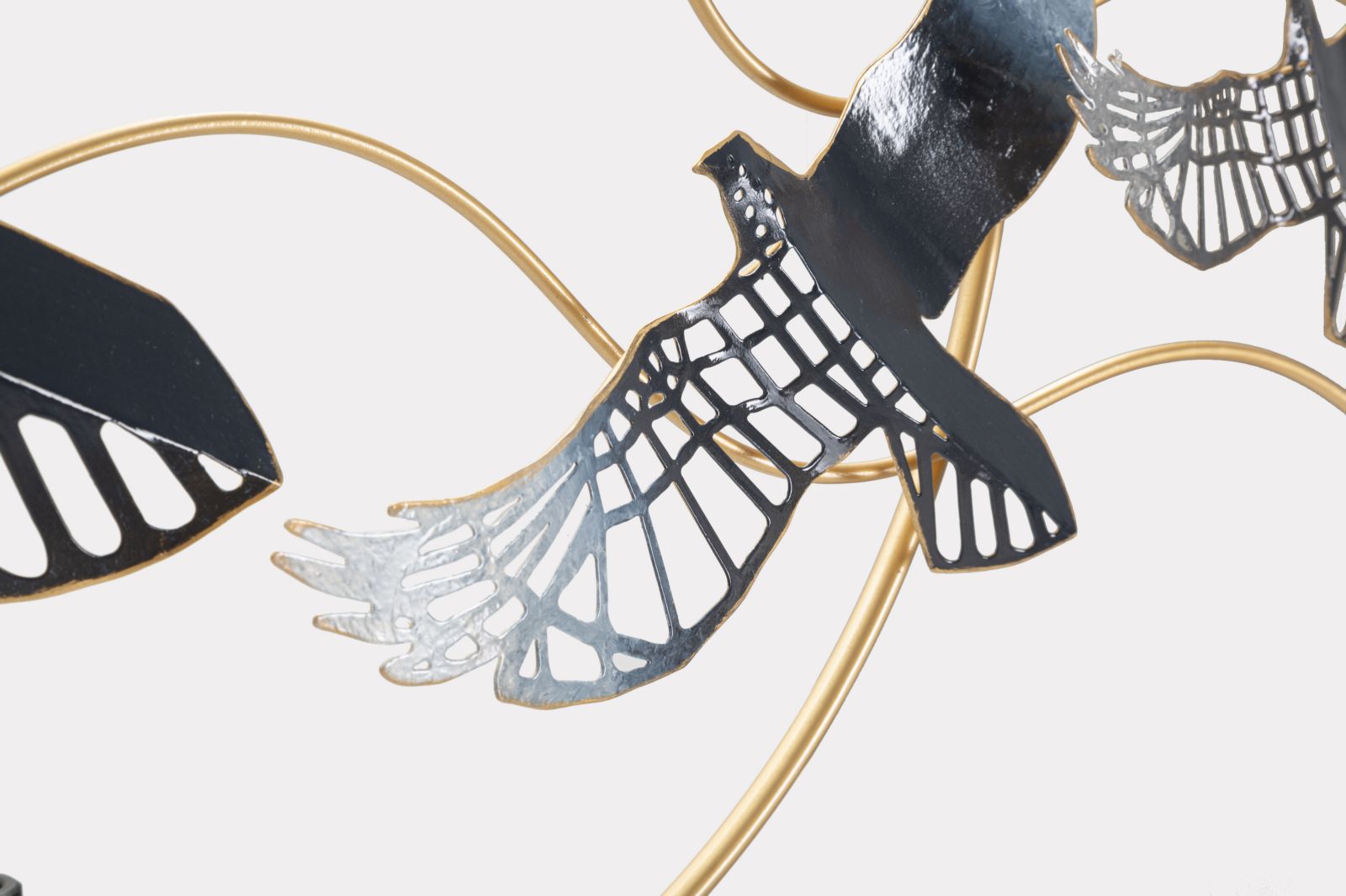 PANNELLO IN FERRO BIRD CM 91X7X50 stile GLAM - immagine 4
