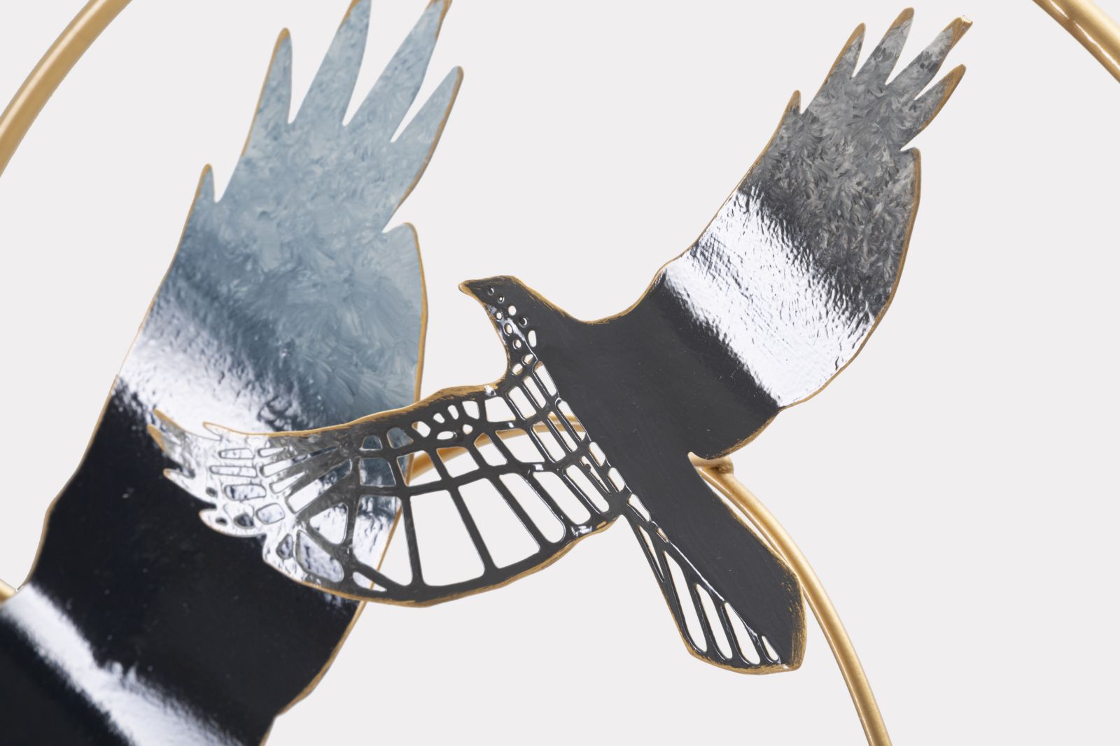 PANNELLO IN FERRO BIRD CM 91X7X50 stile GLAM - immagine 5
