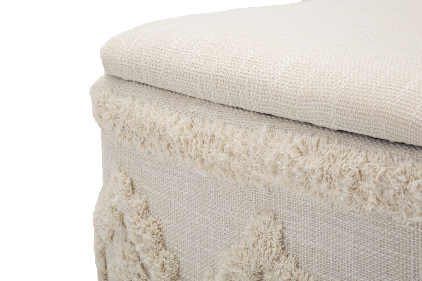 PUFF CONTENITORE DAMASCO QUADRATO CM 40X40X40 stile BOHO CHICH - immagine 5