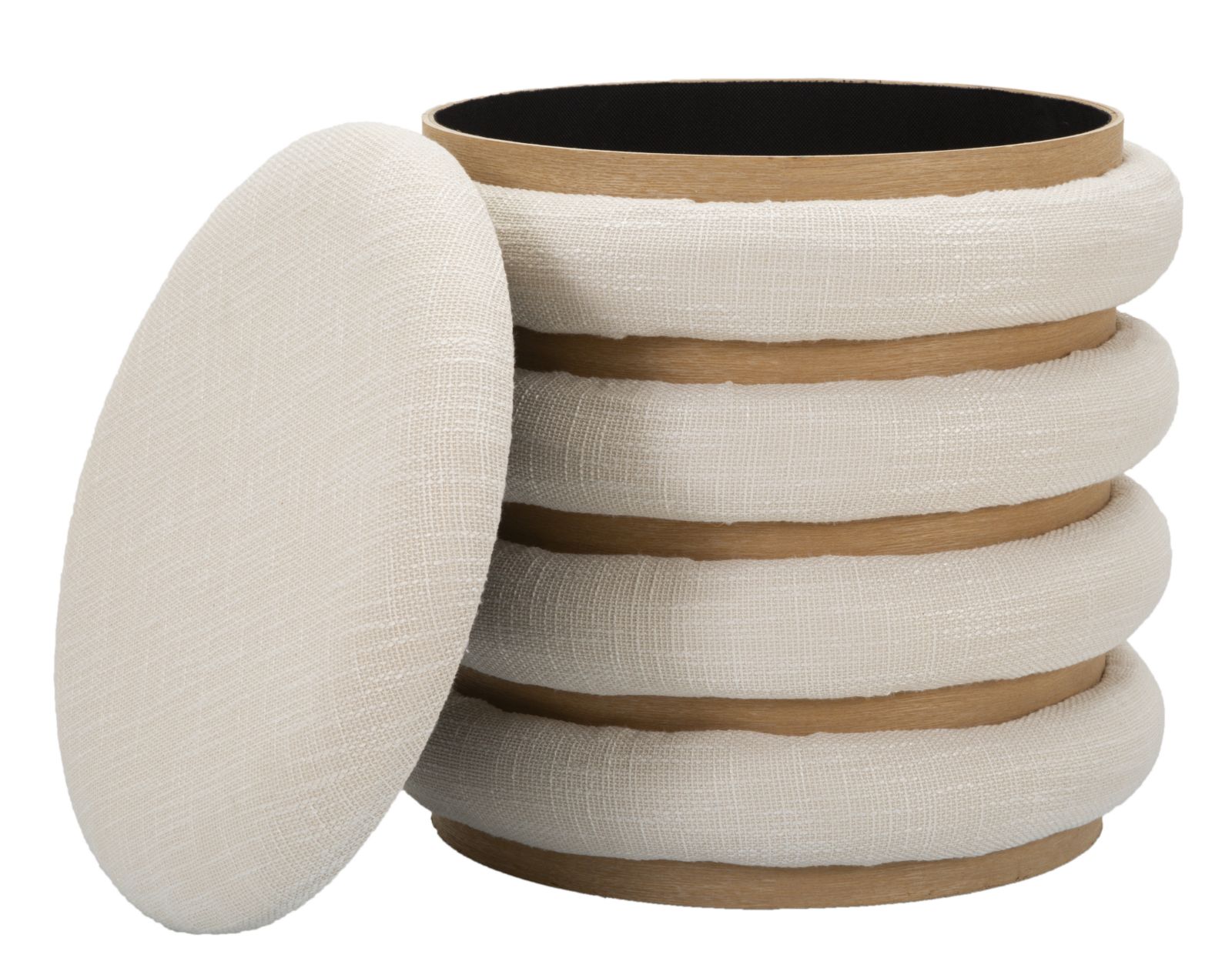 PUFF DAMASCO LINE CM Ø 40X42 stile BOHO CHICH - immagine 4