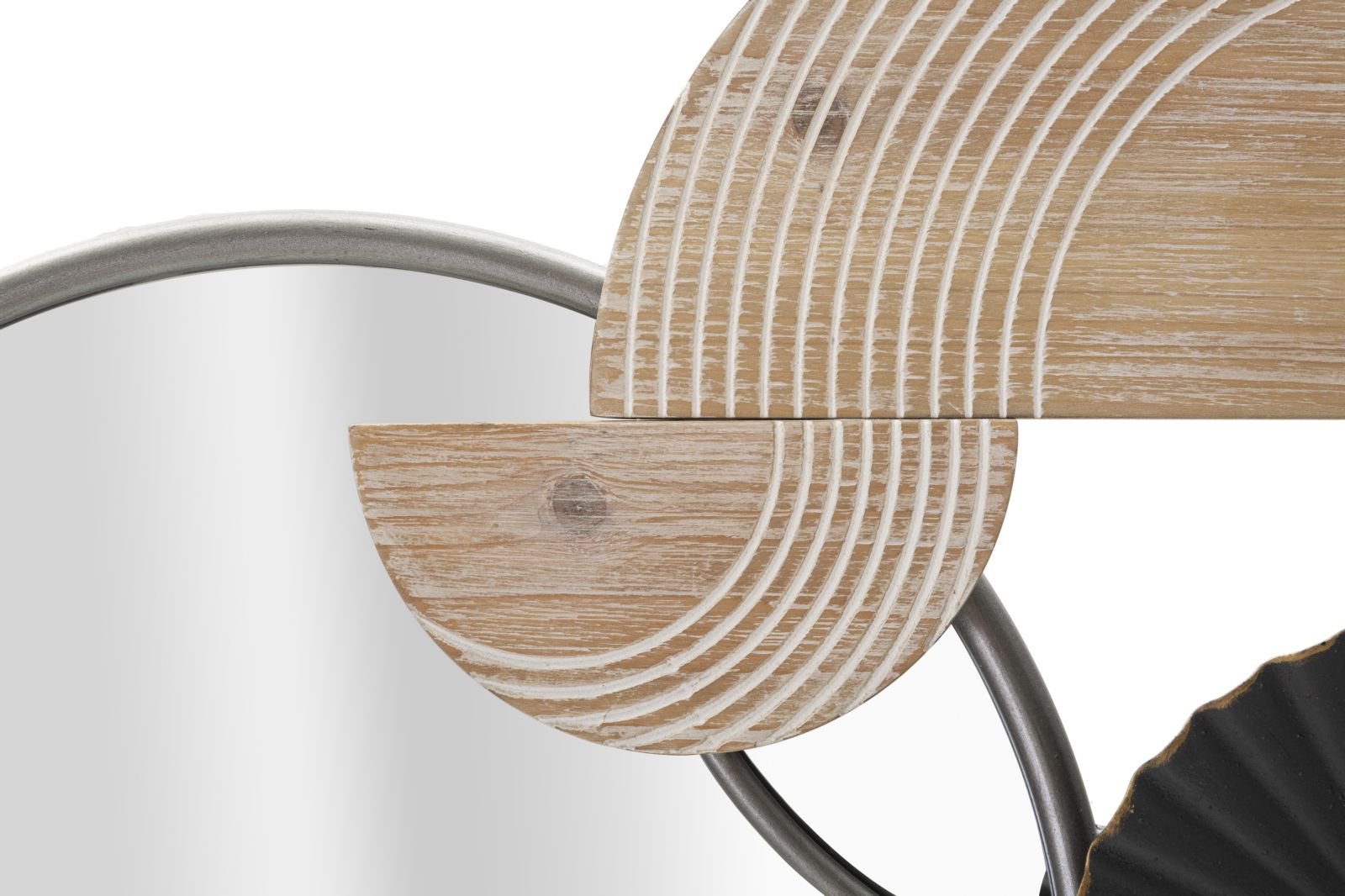 SPECCHIO DA MURO ABSTRACT CM 90,2X5,1X50,2 stile BOHO CHICH - immagine 3