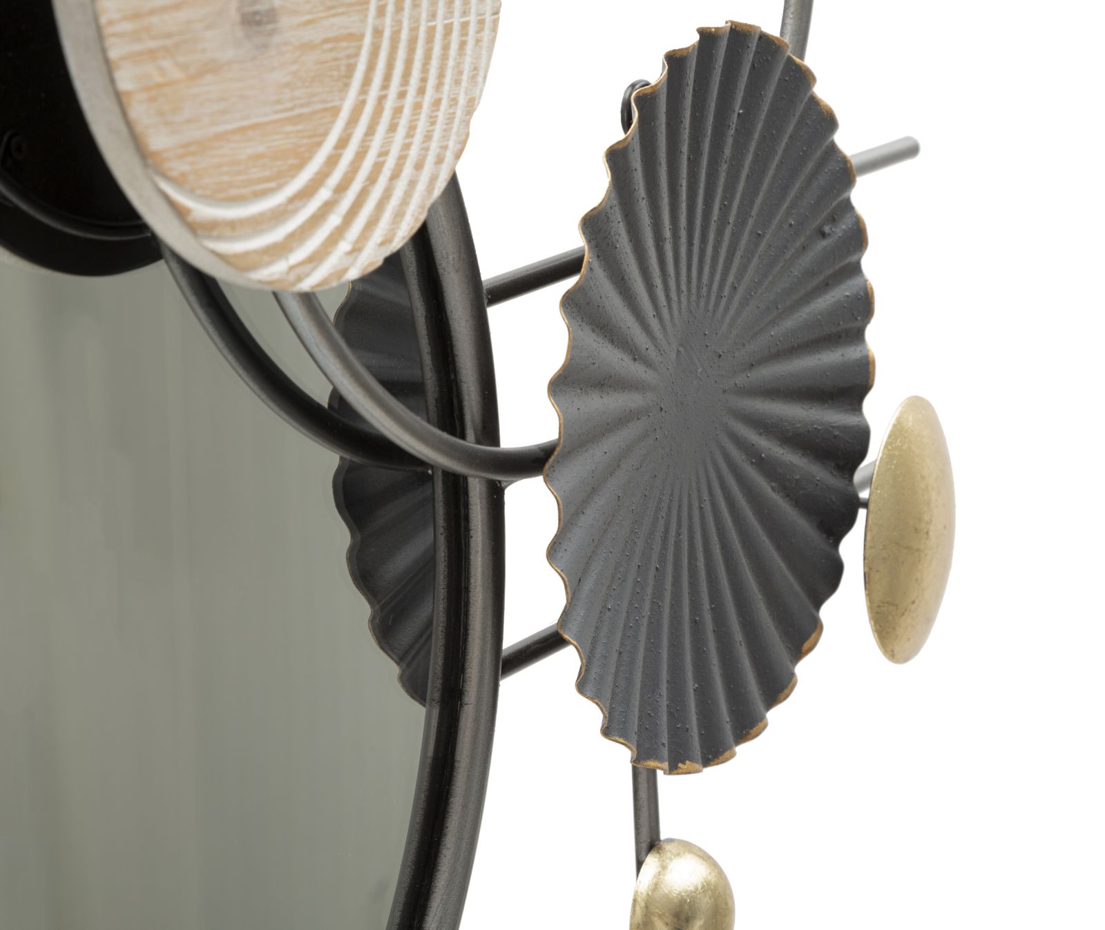 SPECCHIO DA MURO ABSTRACT CM 90,2X5,1X50,2 stile BOHO CHICH - immagine 5
