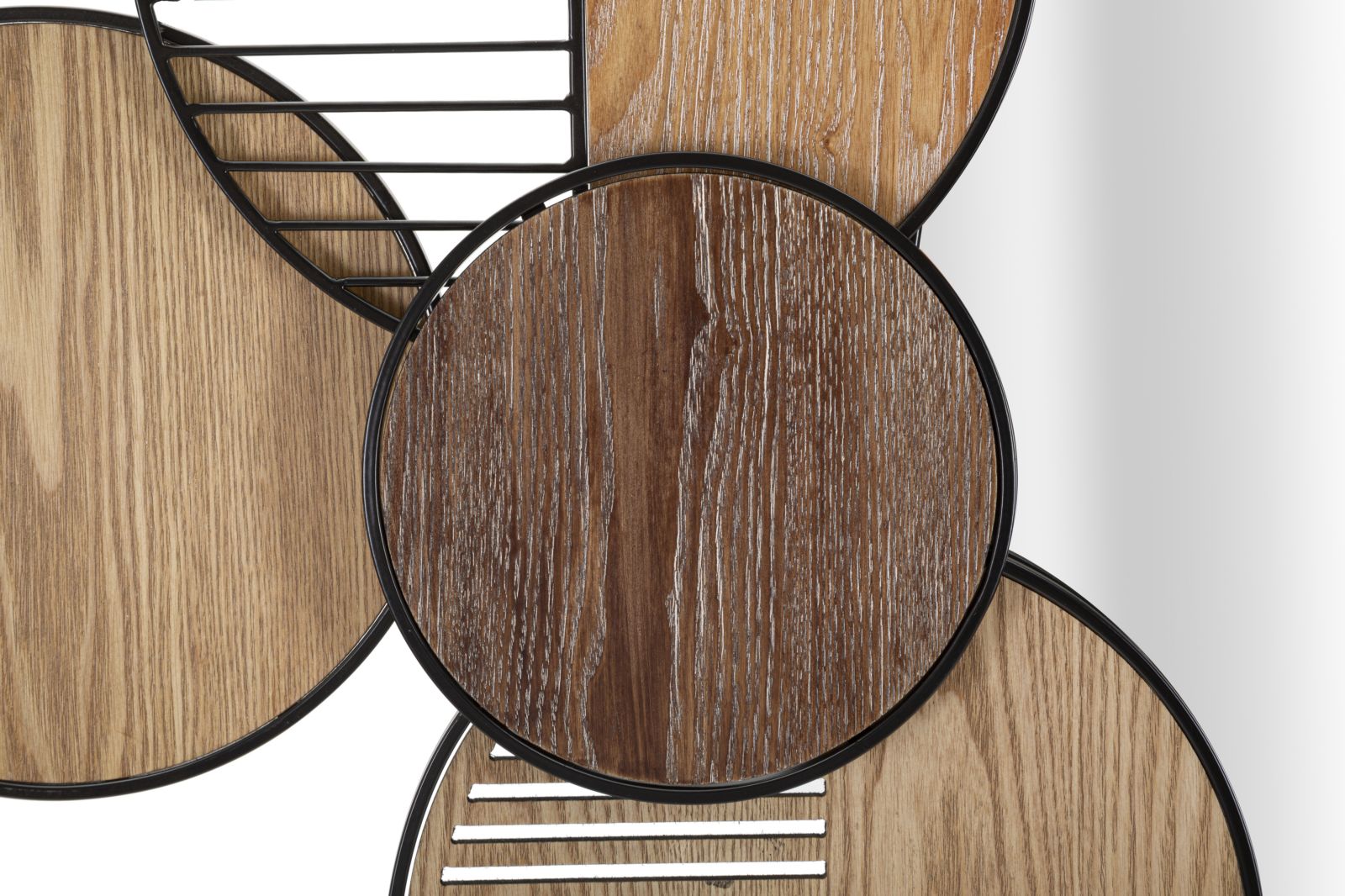 SPECCHIO DA MURO WOODY CM 123,2X4,4X63,5 stile BOHO CHICH - immagine 3