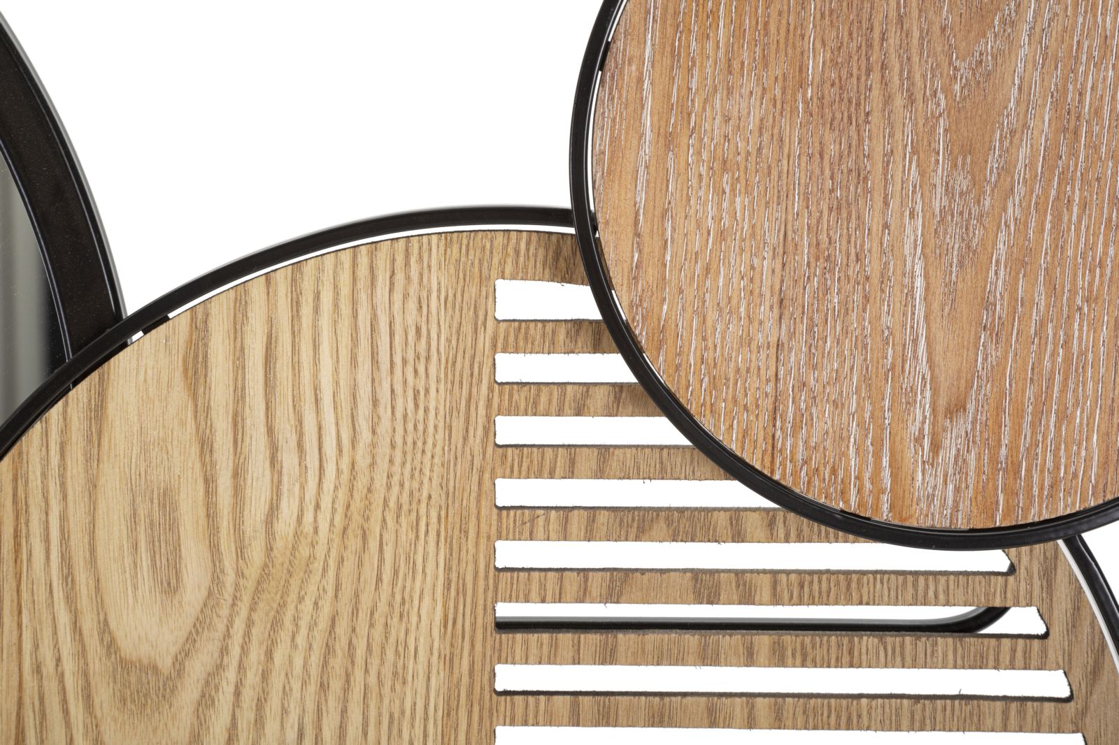 SPECCHIO DA MURO WOODY CM 123,2X4,4X63,5 stile BOHO CHICH - immagine 5