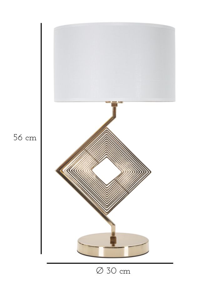 LAMPADA DA TAVOLO MOVE CM Ø 30X56 stile GLAM - immagine 7