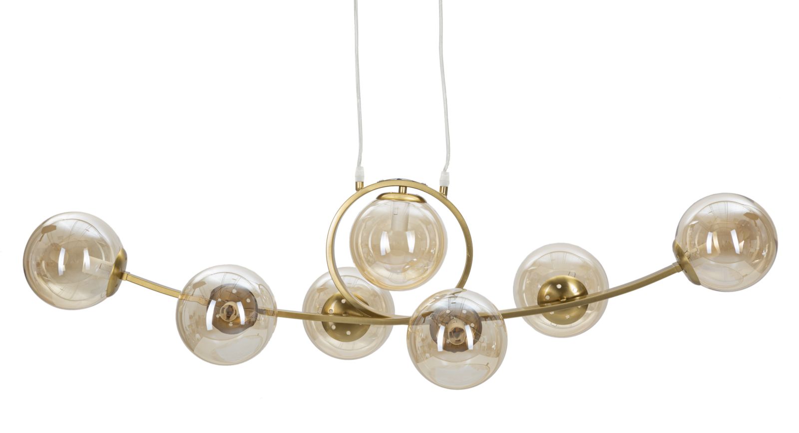 LAMPADARIO JAPAN 7 LUCI CM 115X36X30 stile GLAM - immagine 6