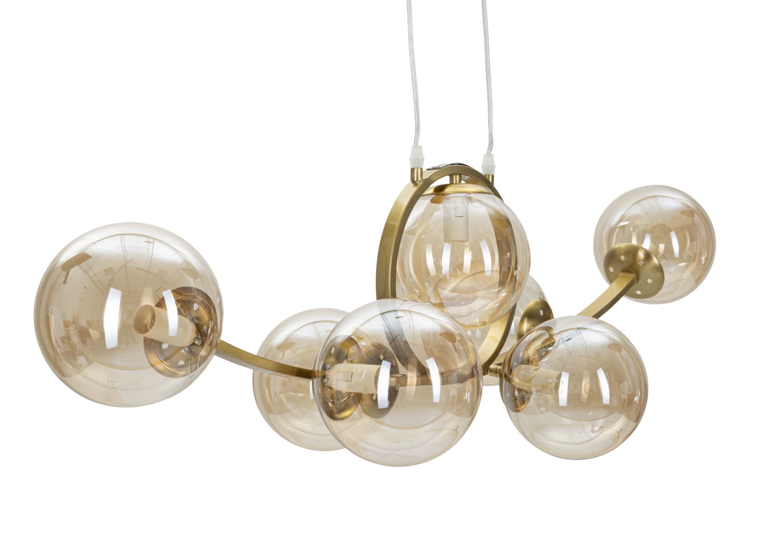 LAMPADARIO JAPAN 7 LUCI CM 115X36X30 stile GLAM - immagine 4