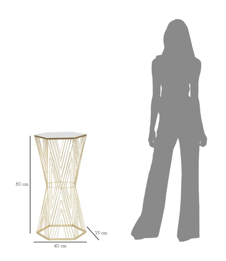 P/TELEFONO LINES 6 CM 40X35X80 stile GLAM - immagine 8