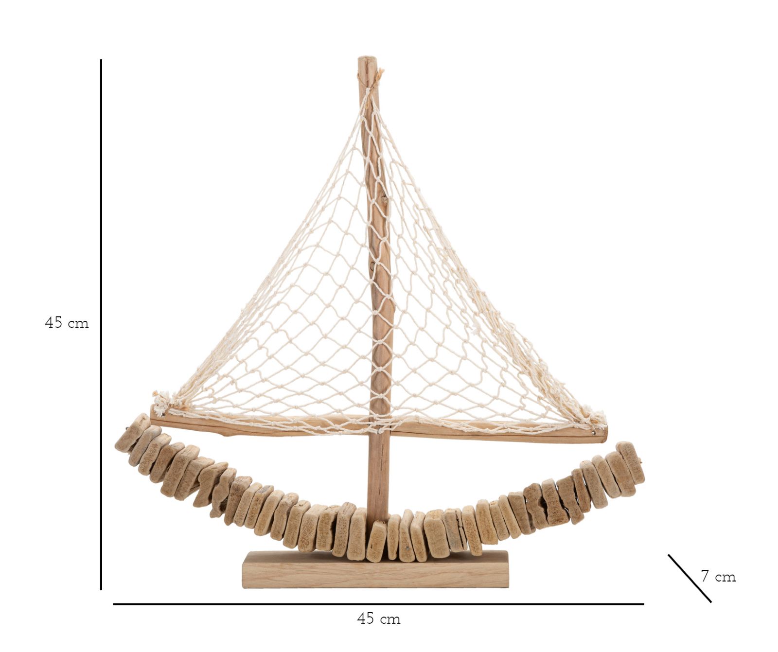 BARCA NATURE CM 45X7X45 stile MODERN - immagine 7
