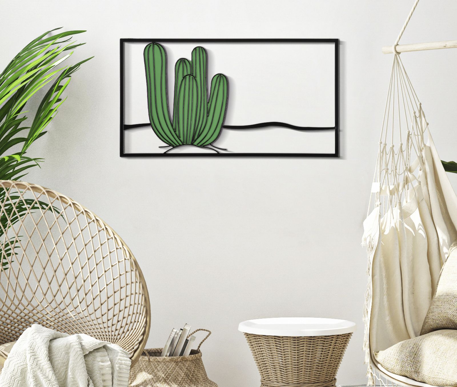 PANNELLO DA MURO CACTUS CM 60X1,3X33 stile MODERN - immagine 6