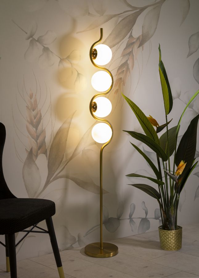 LAMPADA DA TERRA GLAMY S 4 LUCI CM Ø 25X165 stile GLAM - immagine 6