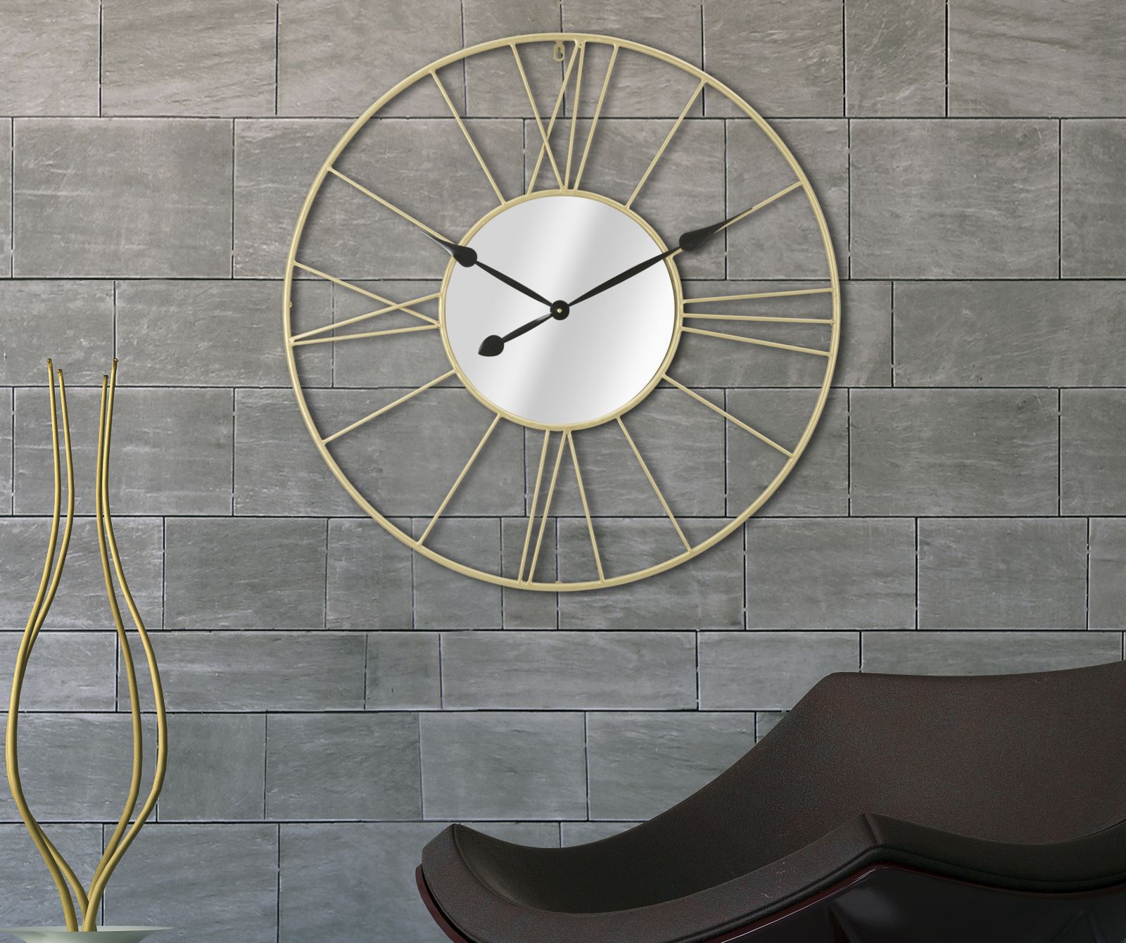 OROLOGIO/SPECCHIO GLAM STICK CM Ø 80X6 stile GLAM - immagine 9