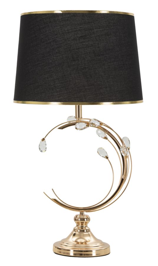 LAMPADA DA TAVOLO BRUXELLES CM Ø 36X65 stile GLAM - immagine 2