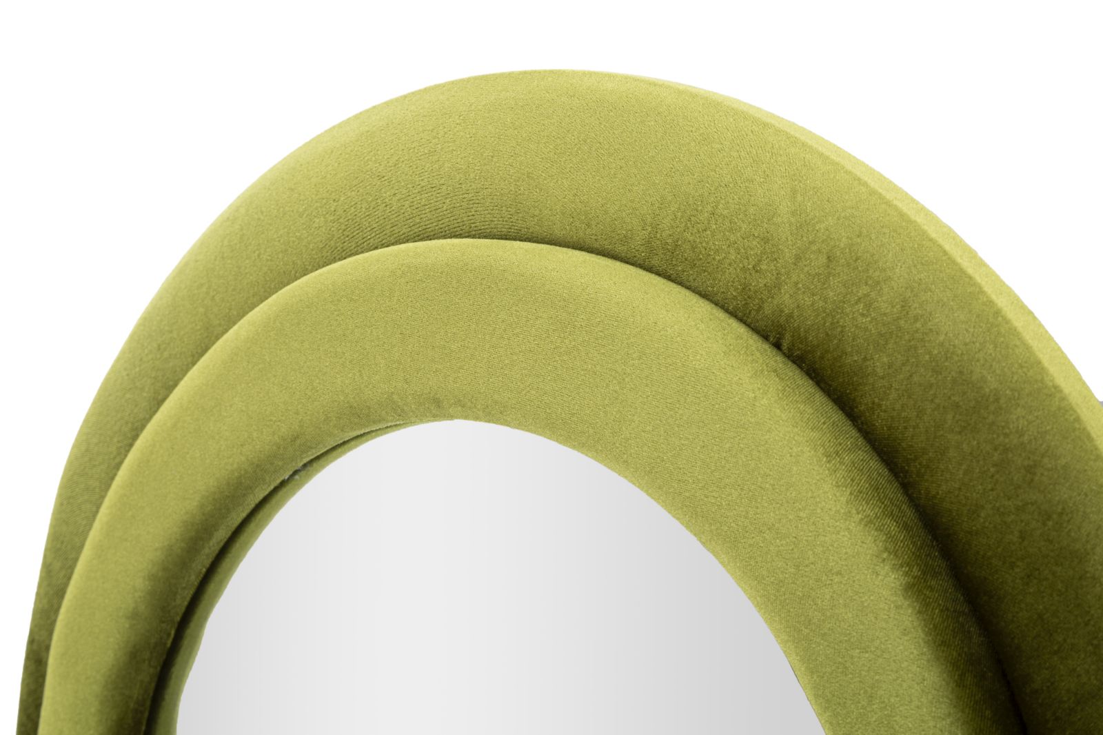 SPECCHIO DA MURO MIKI VELLUTO VERDE CM 60X4X160 stile GLAM - immagine 3