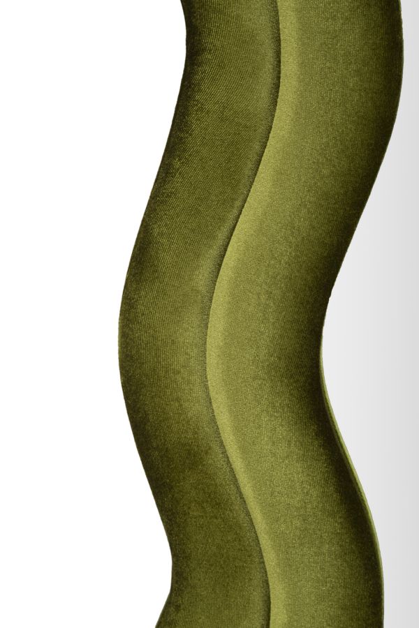 SPECCHIO DA MURO MIKI VELLUTO VERDE CM 60X4X160 stile GLAM - immagine 4