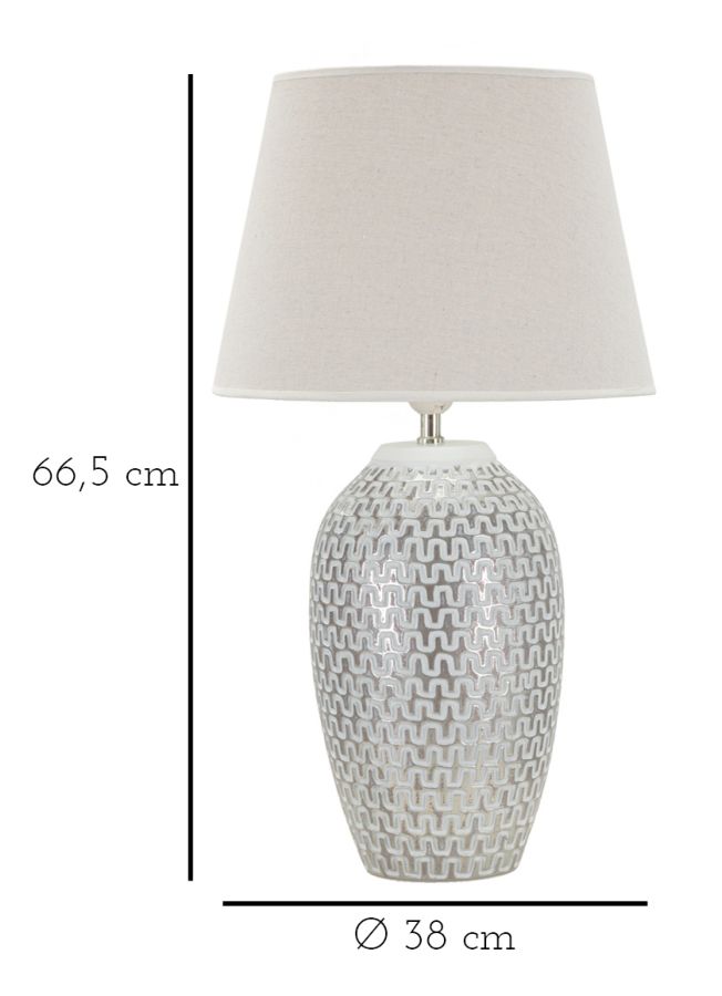 LAMPADA DA TAVOLO RESINA WAVE CM Ø 35X65 stile MODERN - immagine 7