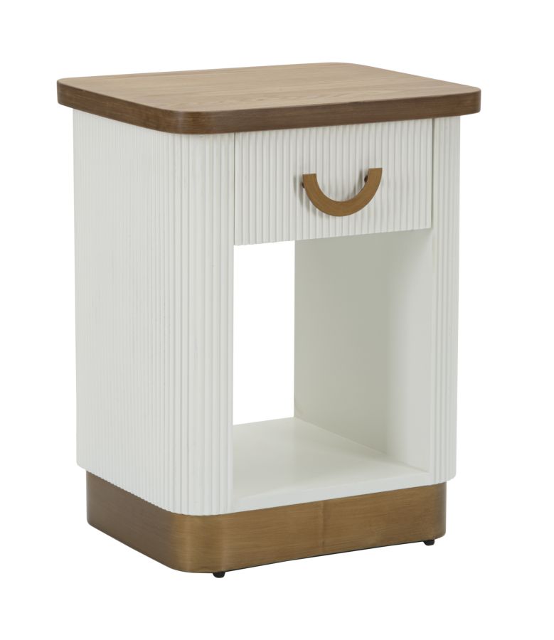 COMODINO TOLOSA CM 48X40X62 stile MODERN - immagine 2
