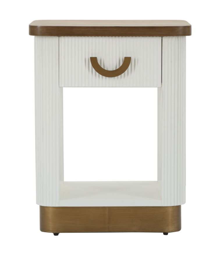 COMODINO TOLOSA CM 48X40X62 stile MODERN - immagine 3