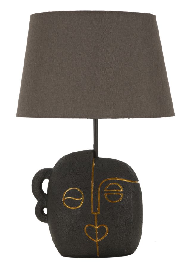 LAMPADA DA TAVOLO TRIBAL -A- CM Ø 30,5X46 stile MODERN - immagine 2