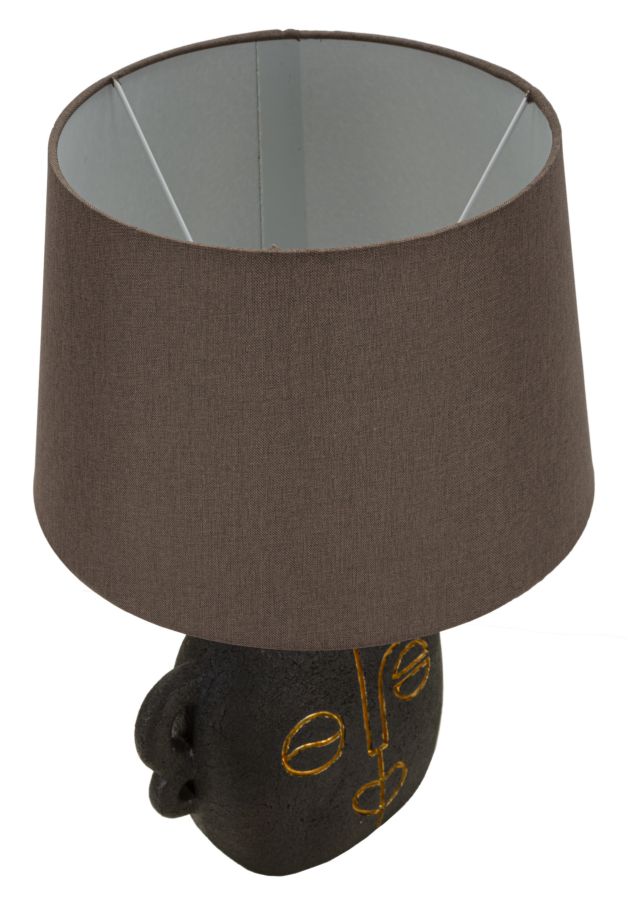 LAMPADA DA TAVOLO TRIBAL -A- CM Ø 30,5X46 stile MODERN - immagine 5