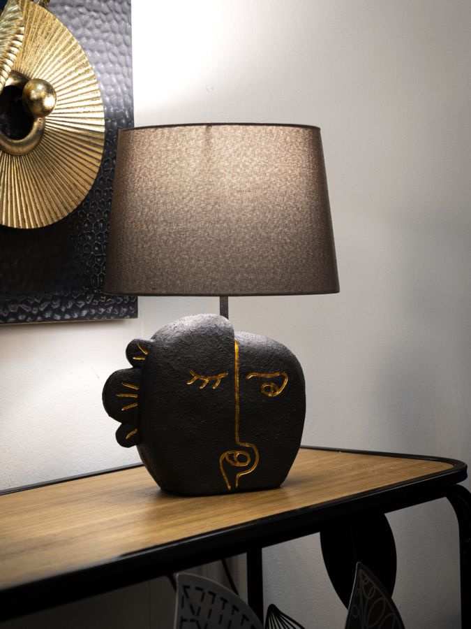 LAMPADA DA TAVOLO TRIBAL -B- CM Ø 27,5X39,5 stile MODERN - immagine 6