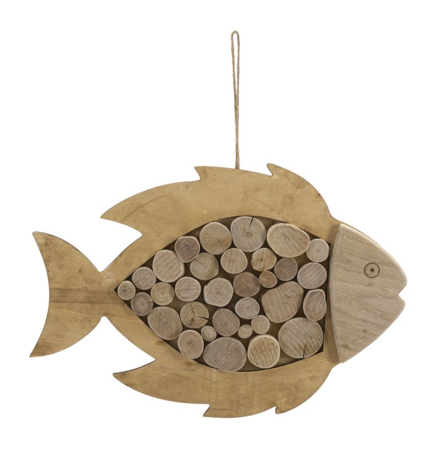 PESCE DA APPENDERE NATURE CM 42,5X2X28,5 stile MODERN - immagine 2