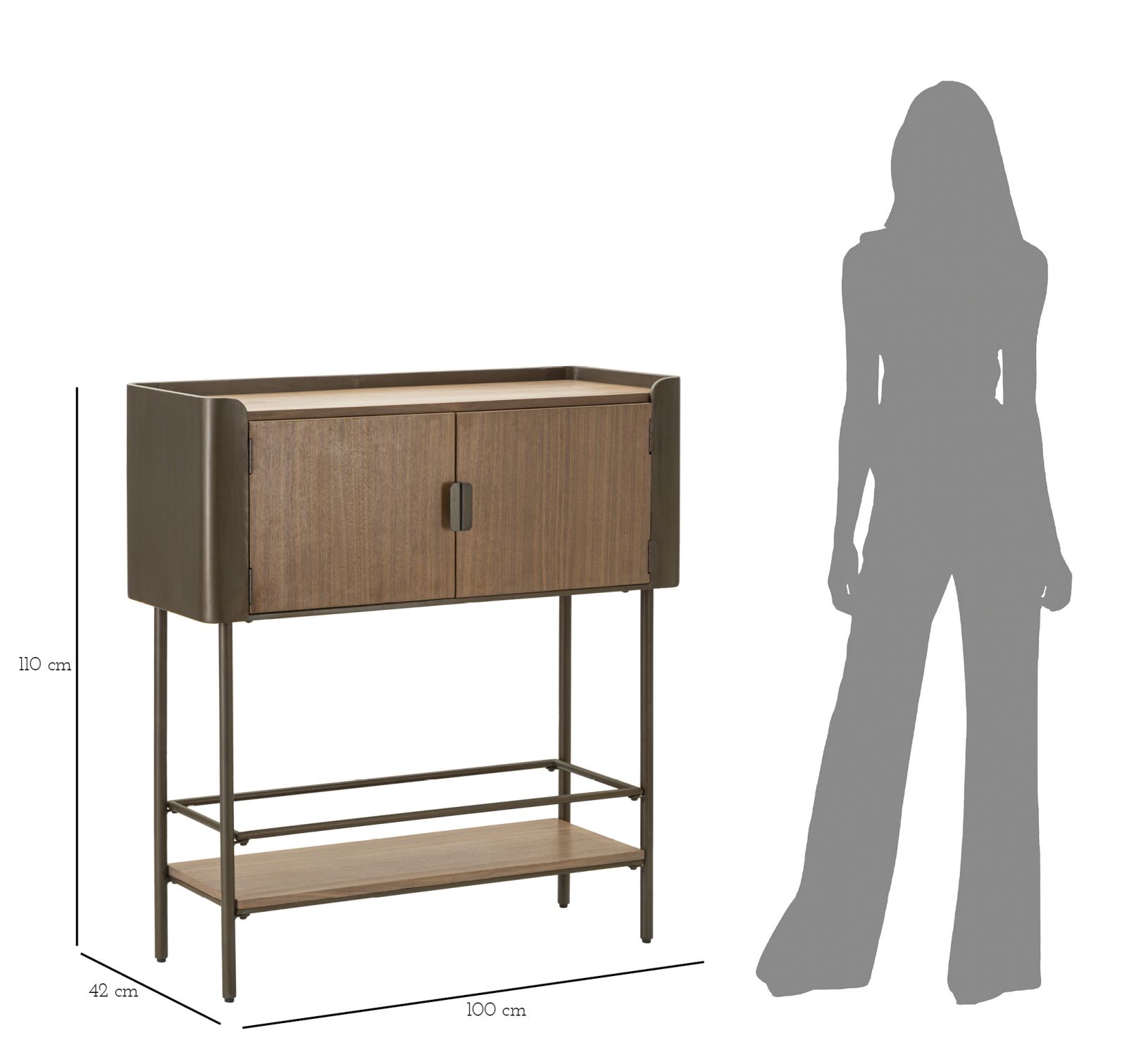MOBILETTO TORONTO CM 100X42X110 stile MODERN - immagine 10