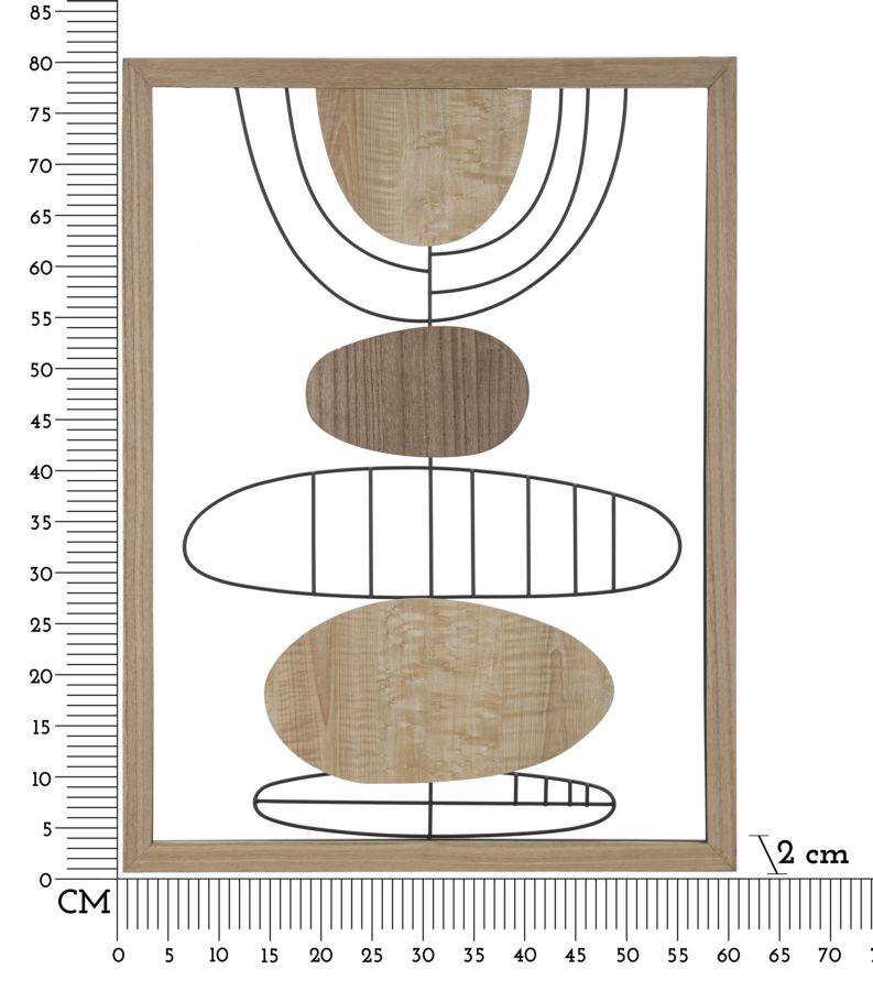 PANNELLO DA MURO ASTROY -A- CM 60X2X80 stile MODERN - immagine 7