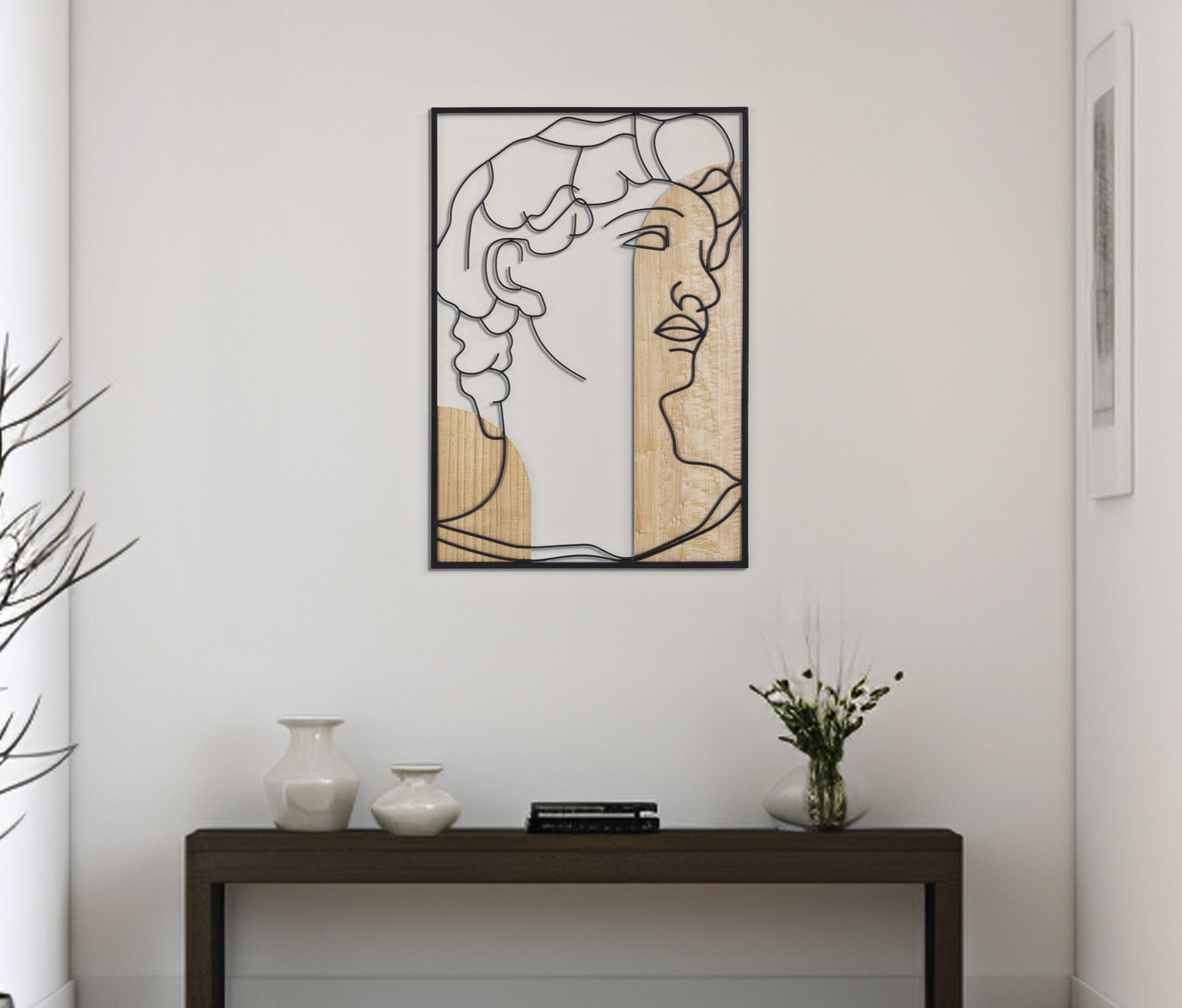 PANNELLO DA MURO DAVID -B- CM 55X2X80 stile MODERN - immagine 6