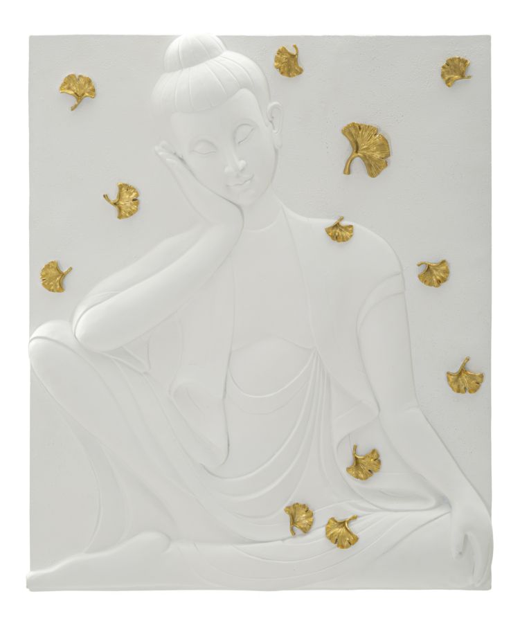 PANNELLO BUDDHA CM 46X5,7X55,5 stile GLAM - immagine 2