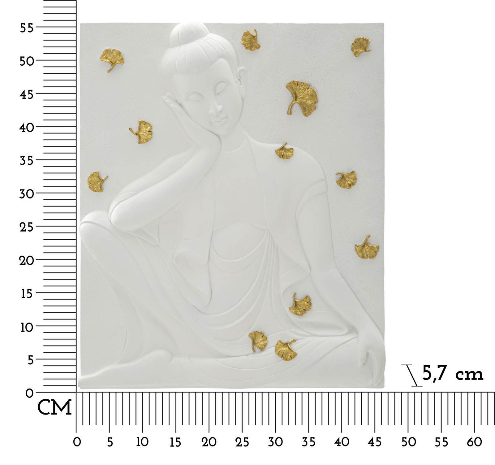 PANNELLO BUDDHA CM 46X5,7X55,5 stile GLAM - immagine 7