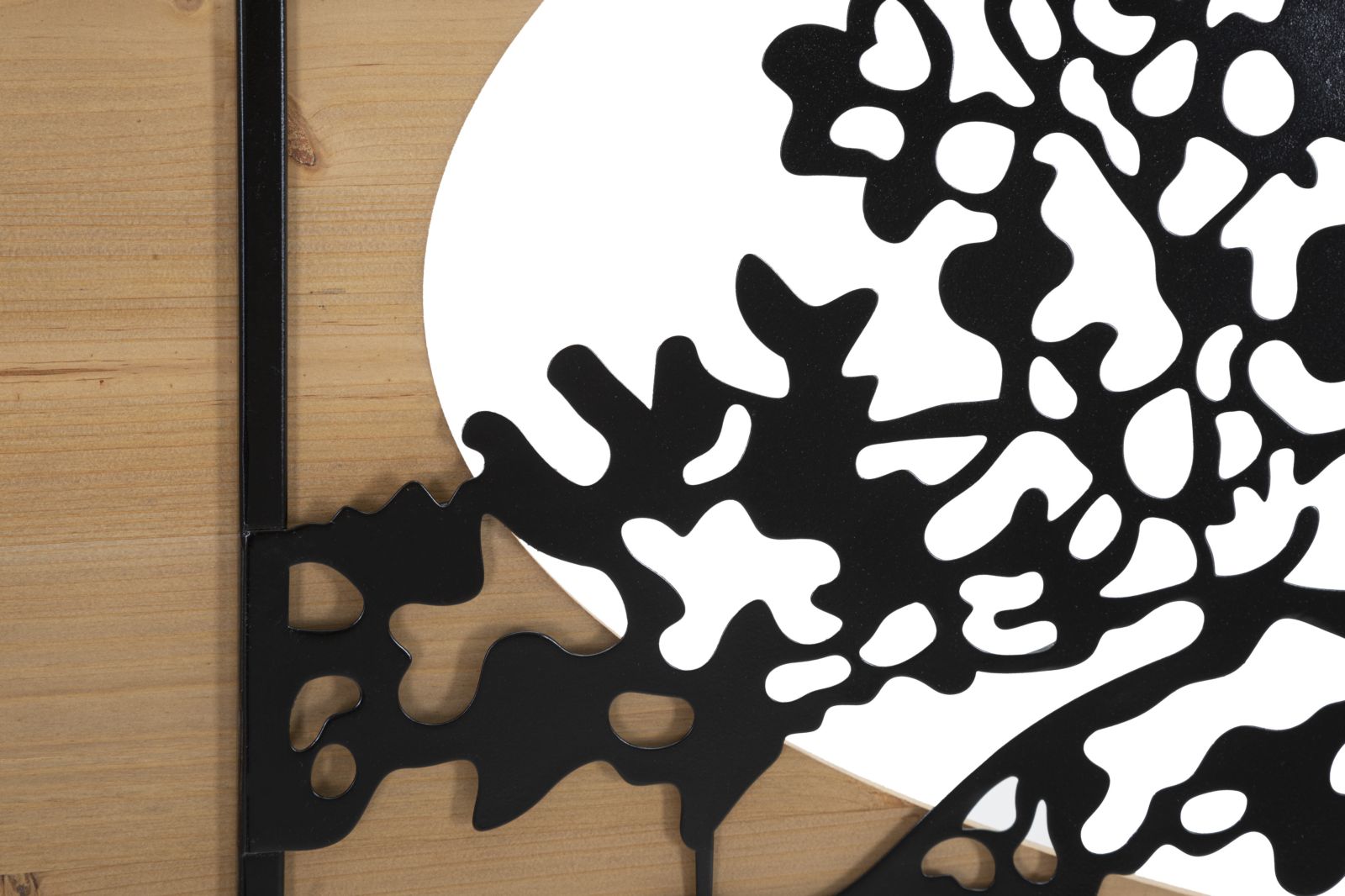 PANNELLO DA MURO TREE FERRO E WOOD SET 3PZ CM 176X2X90 (63X2X90-50X2X90) stile MODERN - immagine 3