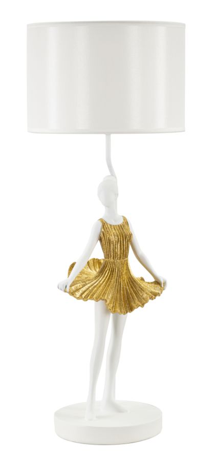 LAMPADA DA TAVOLO BALLERINA CM Ø 32X90,5 stile GLAM - immagine 2