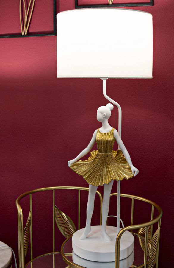 LAMPADA DA TAVOLO BALLERINA CM Ø 32X90,5 stile GLAM - immagine 7