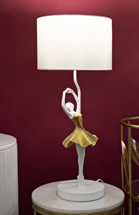 LAMPADA DA TAVOLO BALLERINA CM Ø 28X64 stile GLAM - immagine 7