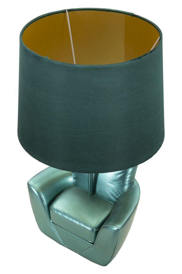 LAMPADA DA COMODINO MIDCENTURY TURCHESE CM Ø 26X43 stile MODERN - immagine 5