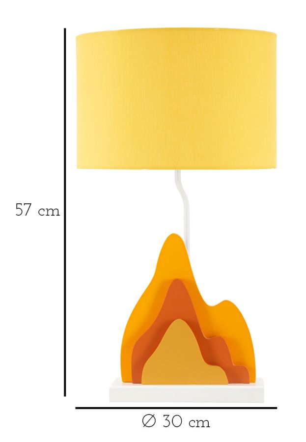 LAMPADA DA TAVOLO COLOR -A- CM 30X57 stile MODERN - immagine 8