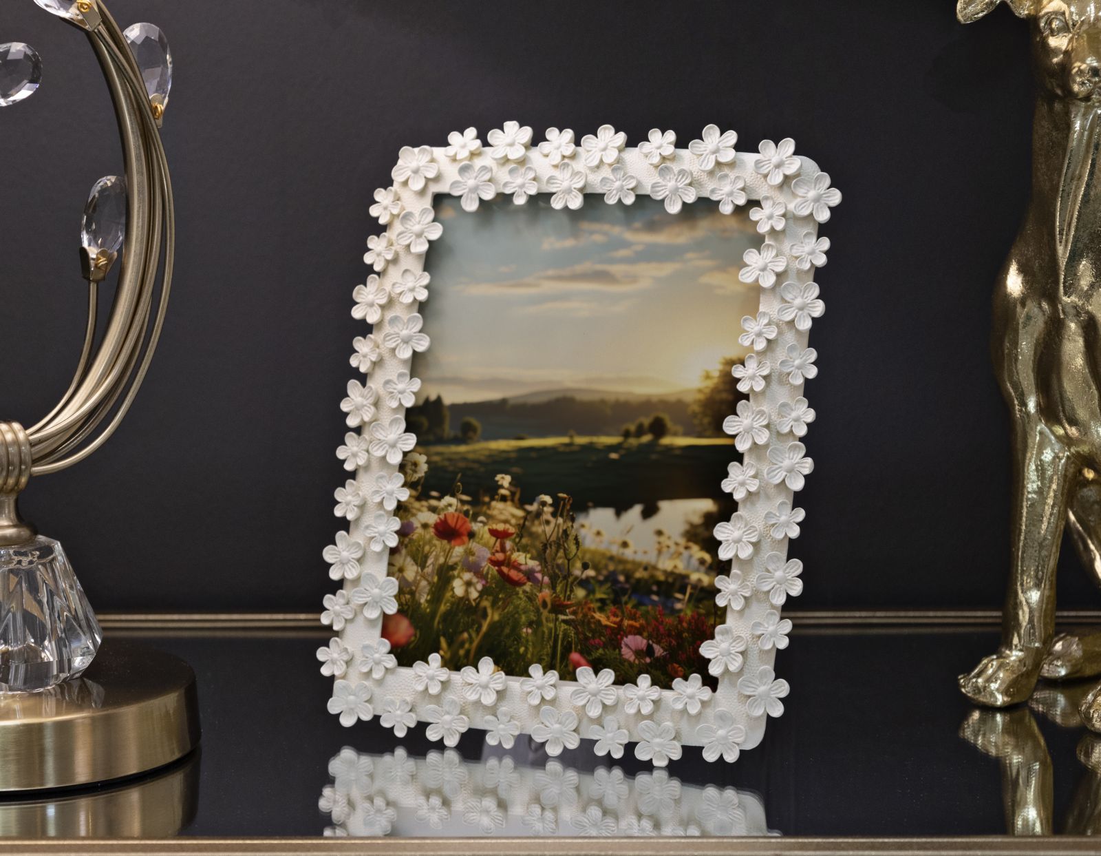 CORNICE FILLY CM 20X2X25 (MISURA INTERNA CM 15X20) stile GLAM - immagine 6