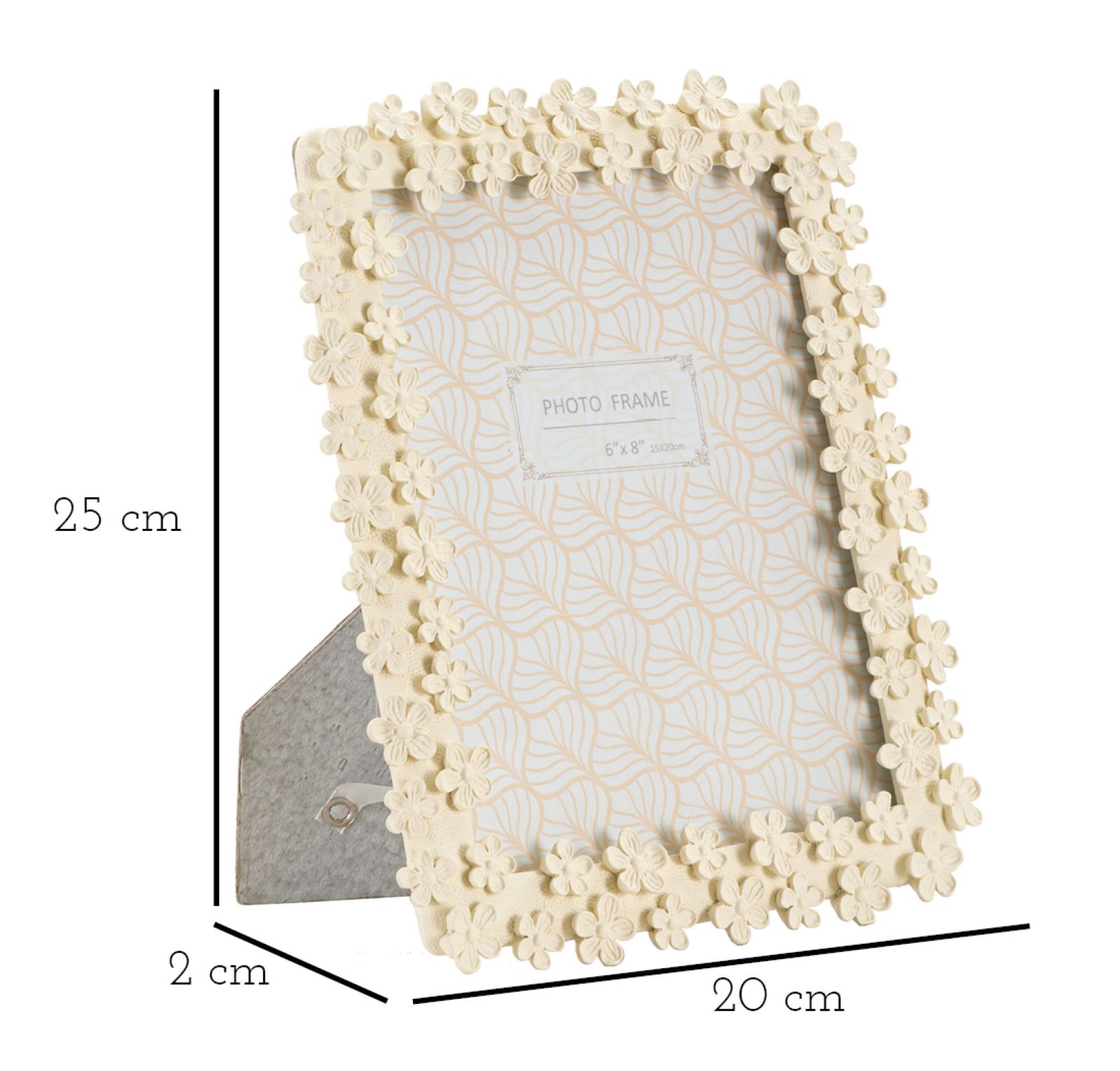 CORNICE FILLY CM 20X2X25 (MISURA INTERNA CM 15X20) stile GLAM - immagine 7