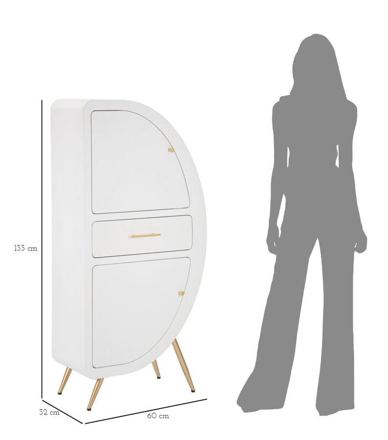 MOBILETTO 2 ANTE VENUS CM 60X32X133 stile MODERN - immagine 11