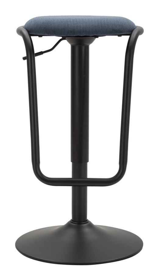 SGABELLO BAR DESTINY NAVY CM Ø 41X61-83 stile MODERN - immagine 3