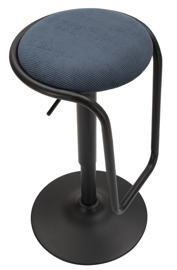 SGABELLO BAR DESTINY NAVY CM Ø 41X61-83 stile MODERN - immagine 5