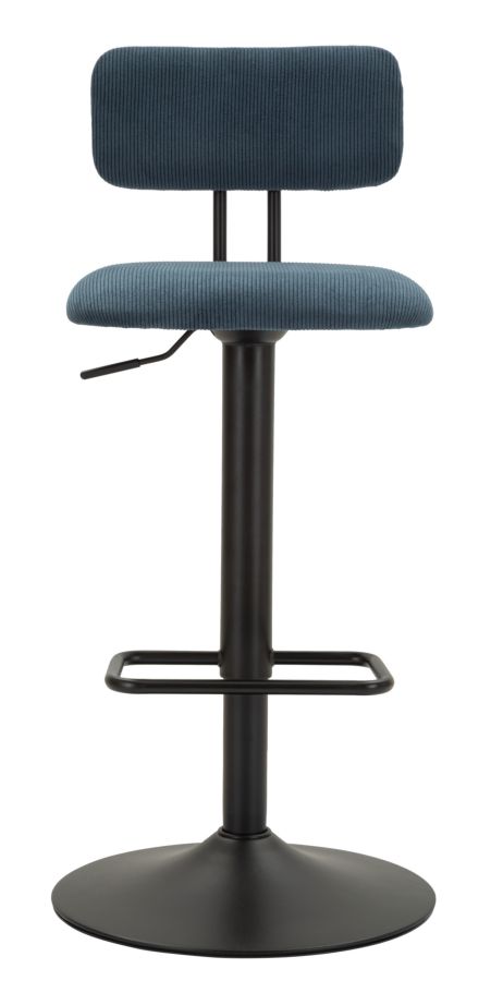 SGABELLO BAR LIGHT NAVY CM 41X47,5X85-106,5(SEDUTA CM 61-83) SET 2PCS stile MODERN - immagine 3