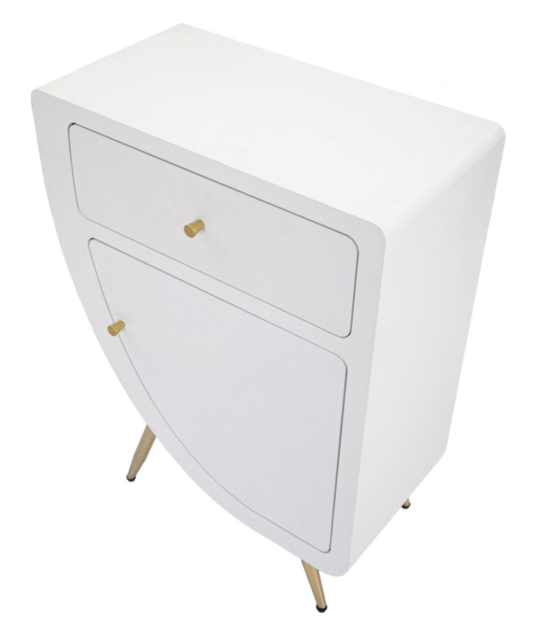 COMODINO ALTO VENUS CM 60X32X79 stile MODERN - immagine 5