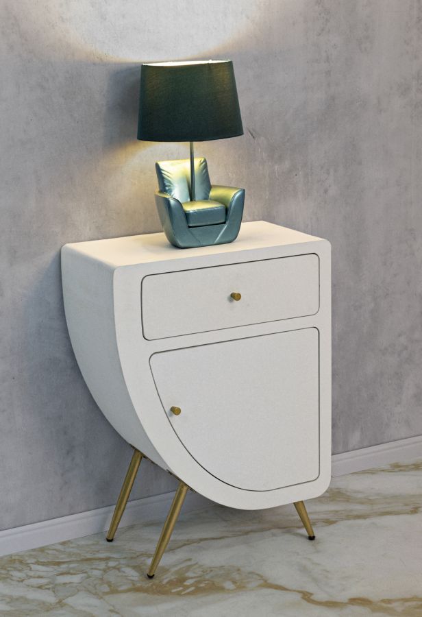 COMODINO ALTO VENUS CM 60X32X79 stile MODERN - immagine 10