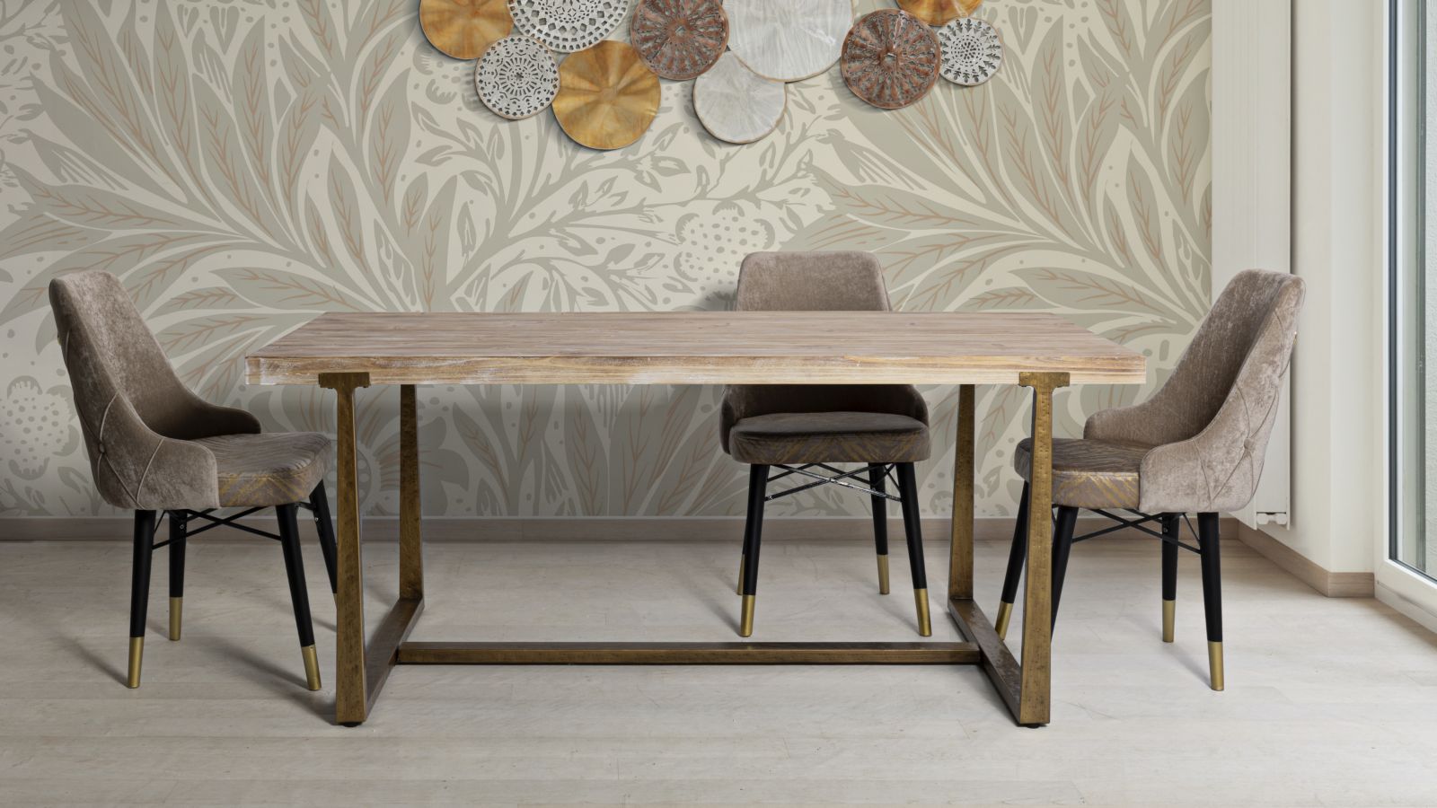TAVOLO ANKARA CM 180X90X78 stile MODERN - immagine 8