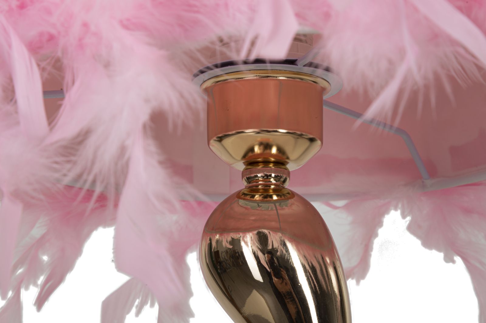 LAMPADA DA TAVOLO CART ROSA CM Ø 25X47 stile GLAM - immagine 3