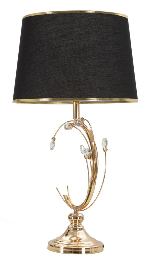 LAMPADA DA TAVOLO BRUXELLES CM Ø 36X65 stile GLAM - immagine 4